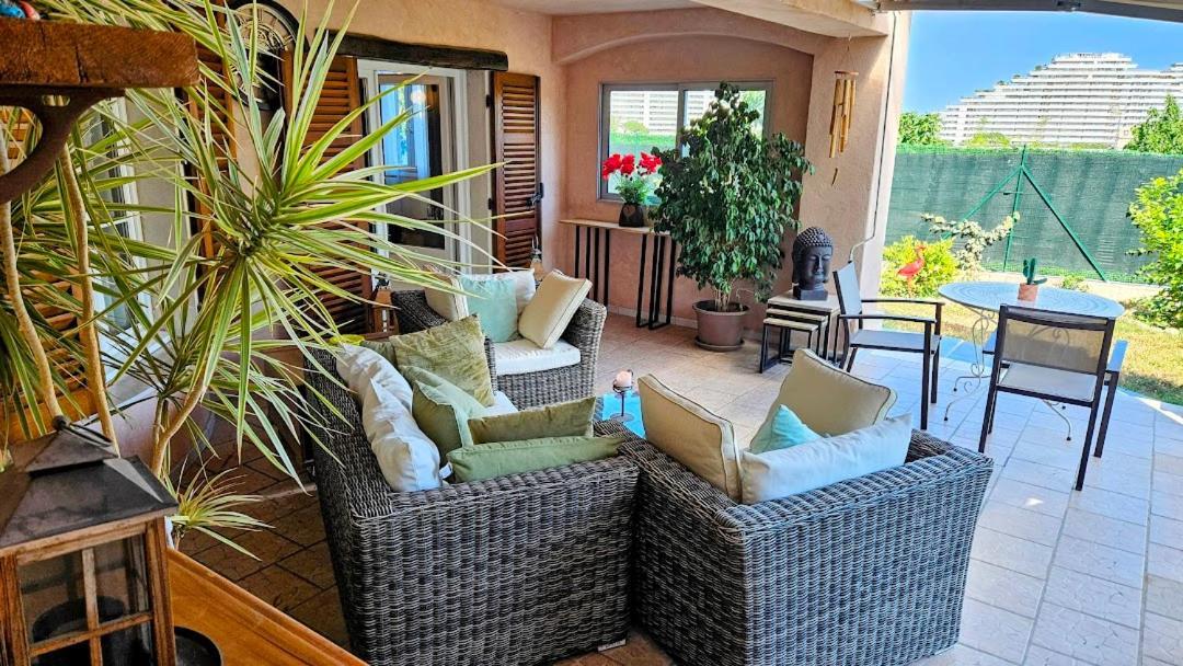 Elegant-Cosy 2P55M2 Dans Bas De Villa Provencale ! Villeneuve-Loubet Dış mekan fotoğraf